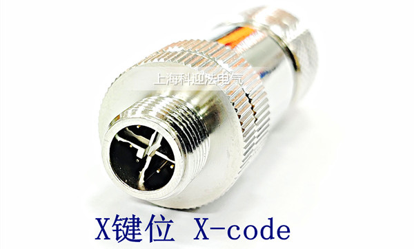 X扣M12PCB板接頭M12-8P